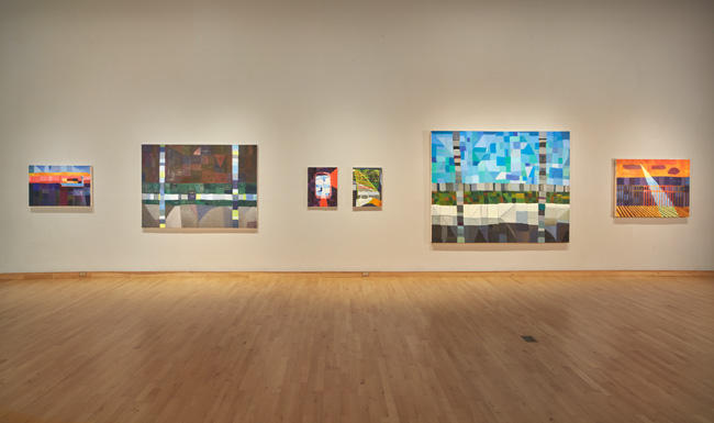 Installation view of Out To Pasture exhibition at USF Contemporary Art Museum. Work by Ian Wilson Photo: Will Lytch.