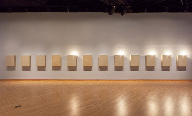 Installation view of Someday You�ll Have To Say It Out Loud: MFA Graduation Exhibition at USF Contemporary Art Museum. Photo: Will Lytch.