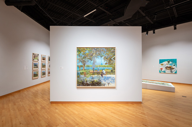 Installation view of Skyway: 12 Ways of Looking at a Landscape at USF Contemporary Art Museum. Photo: Ian Foe.
