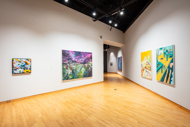 Installation view of Skyway: 12 Ways of Looking at a Landscape at USF Contemporary Art Museum. Photo: Ian Foe.