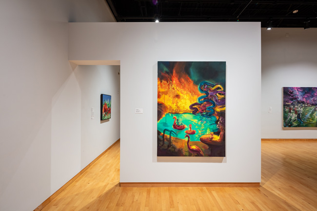 Installation view of Skyway: 12 Ways of Looking at a Landscape at USF Contemporary Art Museum. Photo: Ian Foe.