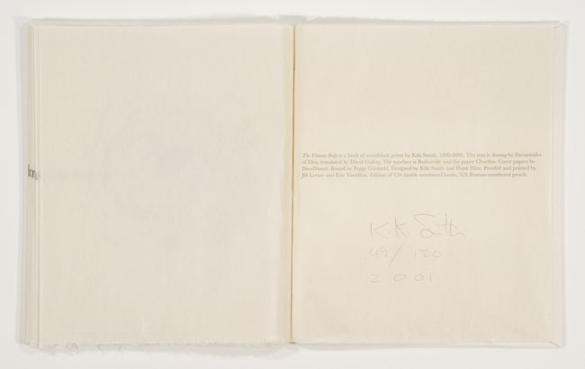 Kiki Smith, The Vitreous Body, 2000